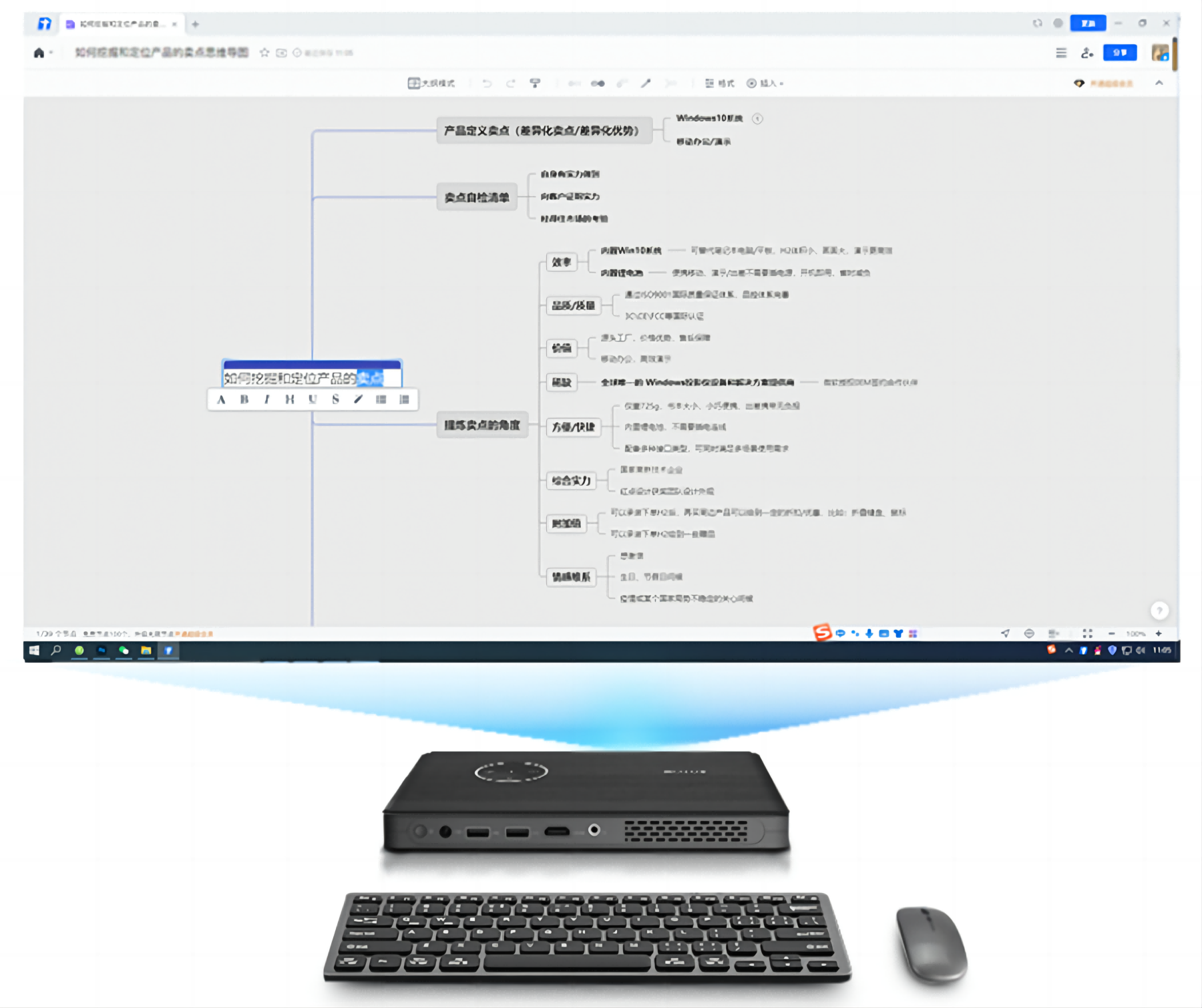 HOTUS H2 ポータブルビジネスプロジェクターの評価